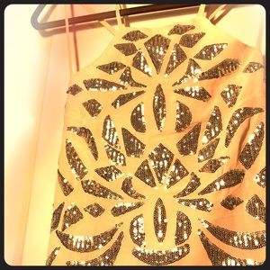 H&M Sequin Strappy Blouse